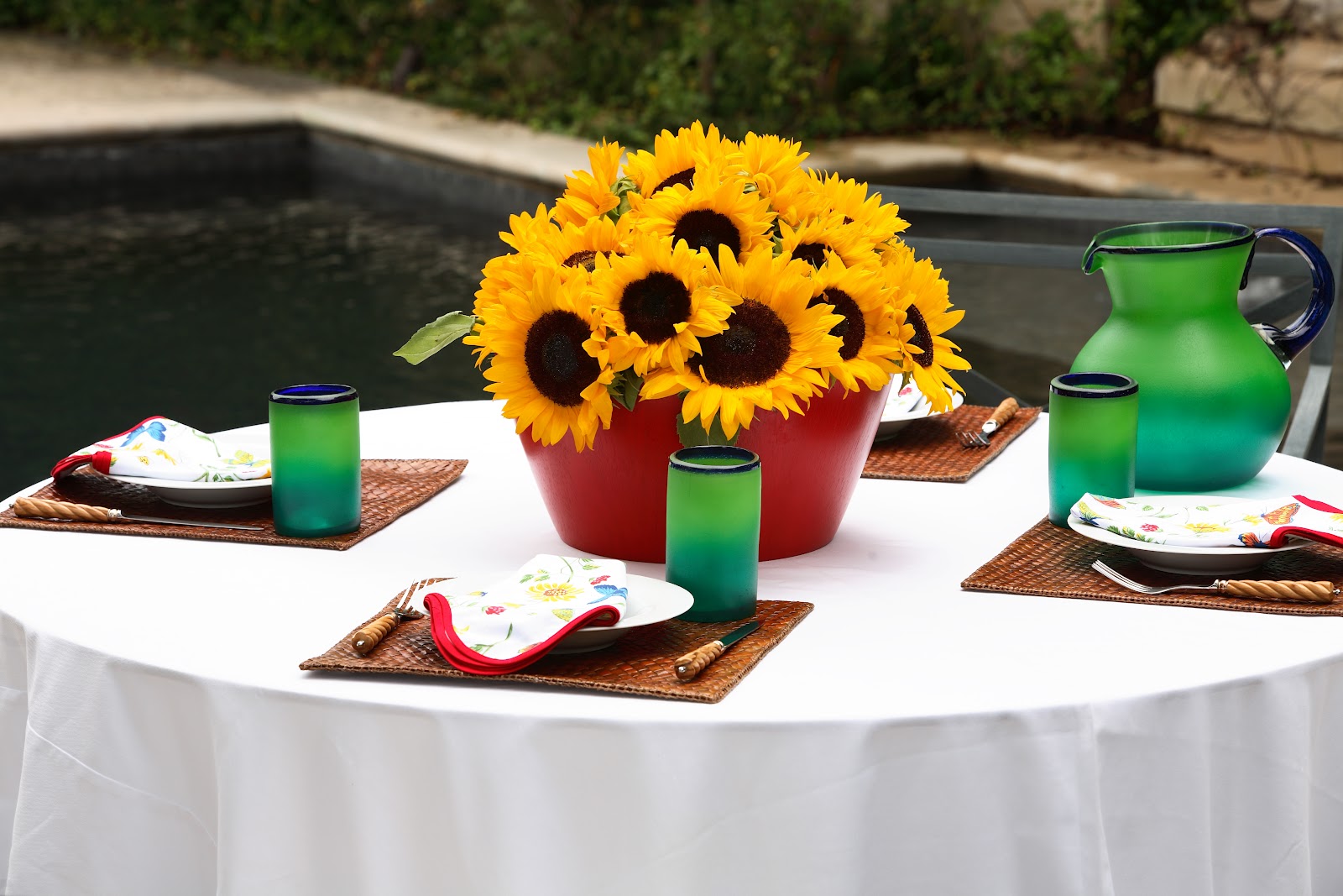 Kimberly Schlegel Whitman Tuesday Tablescapes Sunflowers for Friends