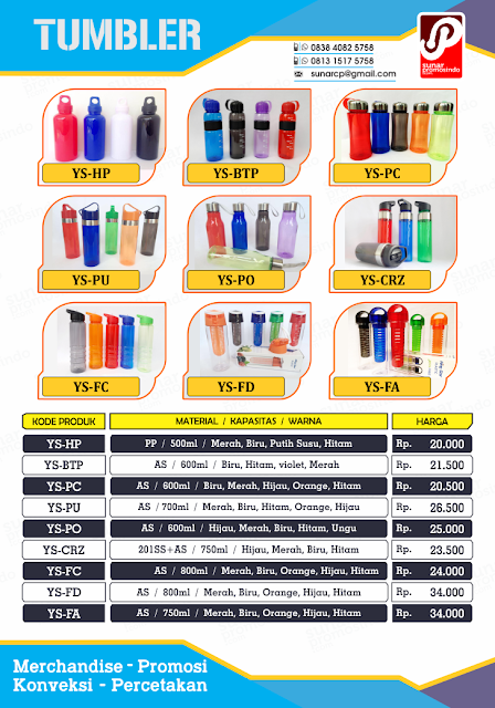 tumbler promosi jogja tempat bikin tumbler promosi