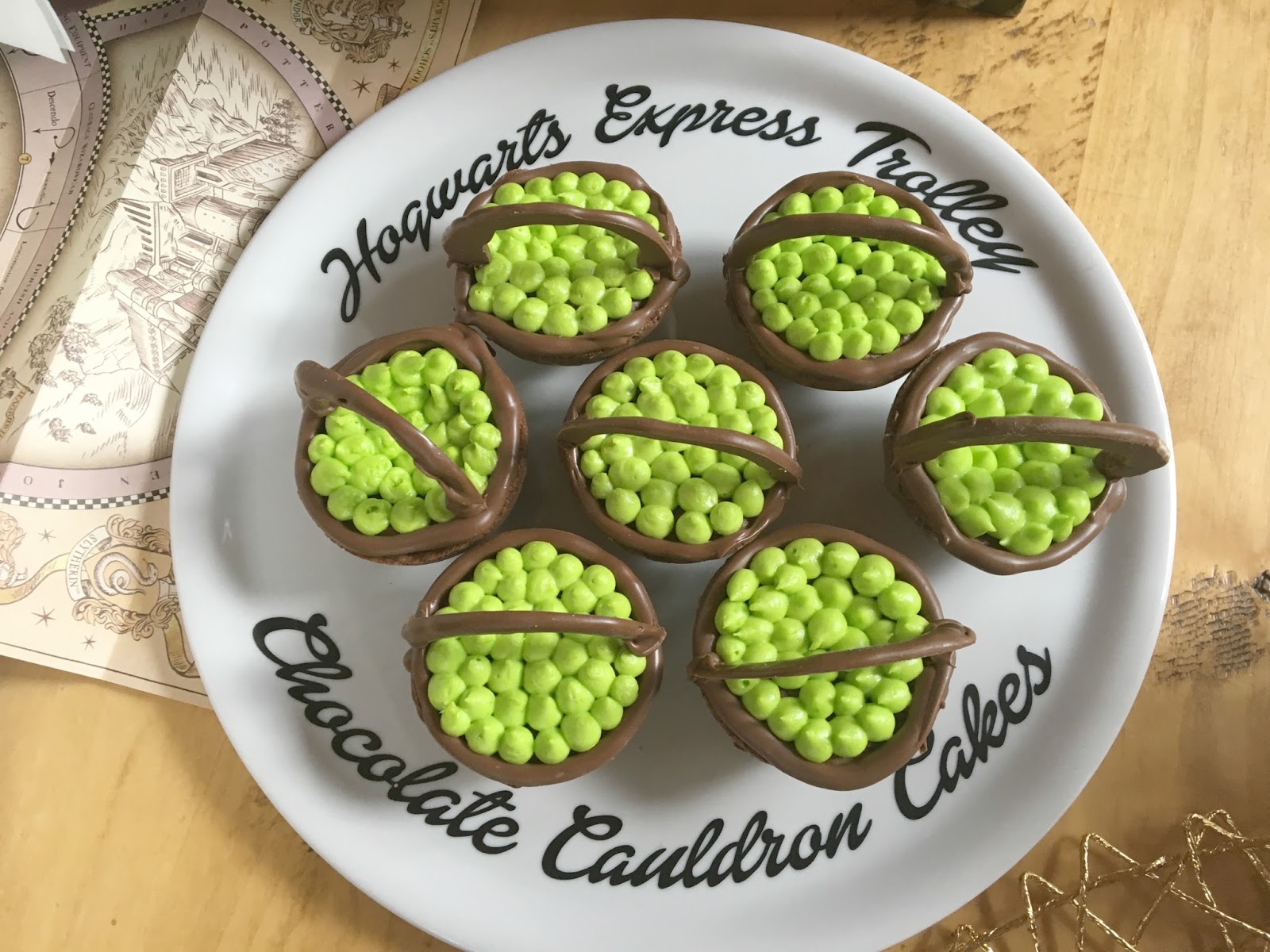 Chocolate Cauldron Cakes Purple Chocolat Home