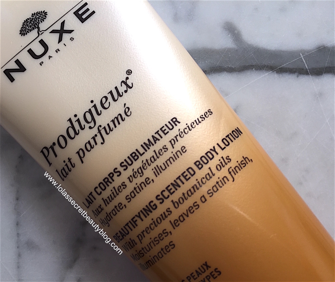 lola's secret beauty blog NUXE Prodigieux Beautifying Scented Body