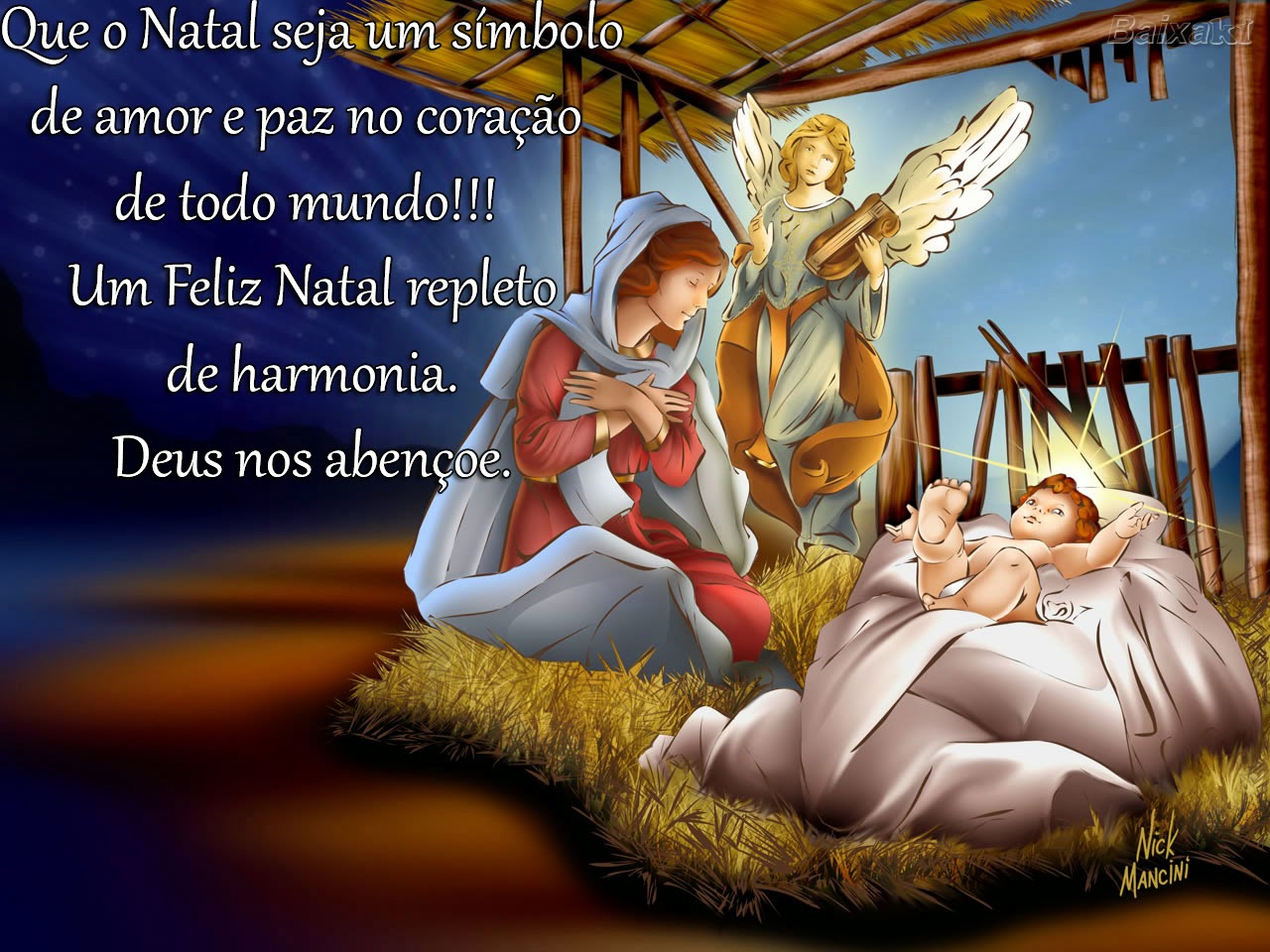 Mensagem Feliz Natal e Ano Novo Boas Festas facebook whatsapp