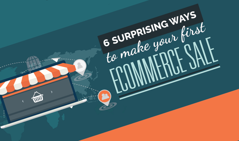 6 Surprising Ways To Make Your First Ecommerce Sale - #infographic