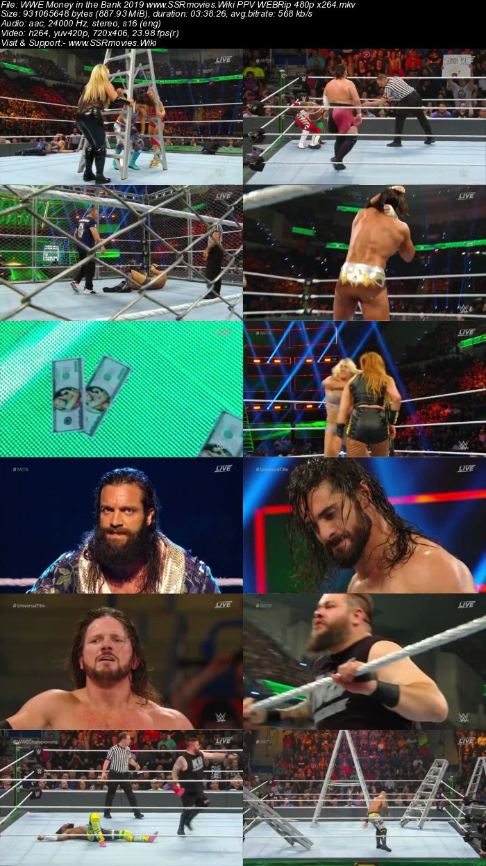 WWE Money in the Bank 2019 PPV WEBRip Full Show Download