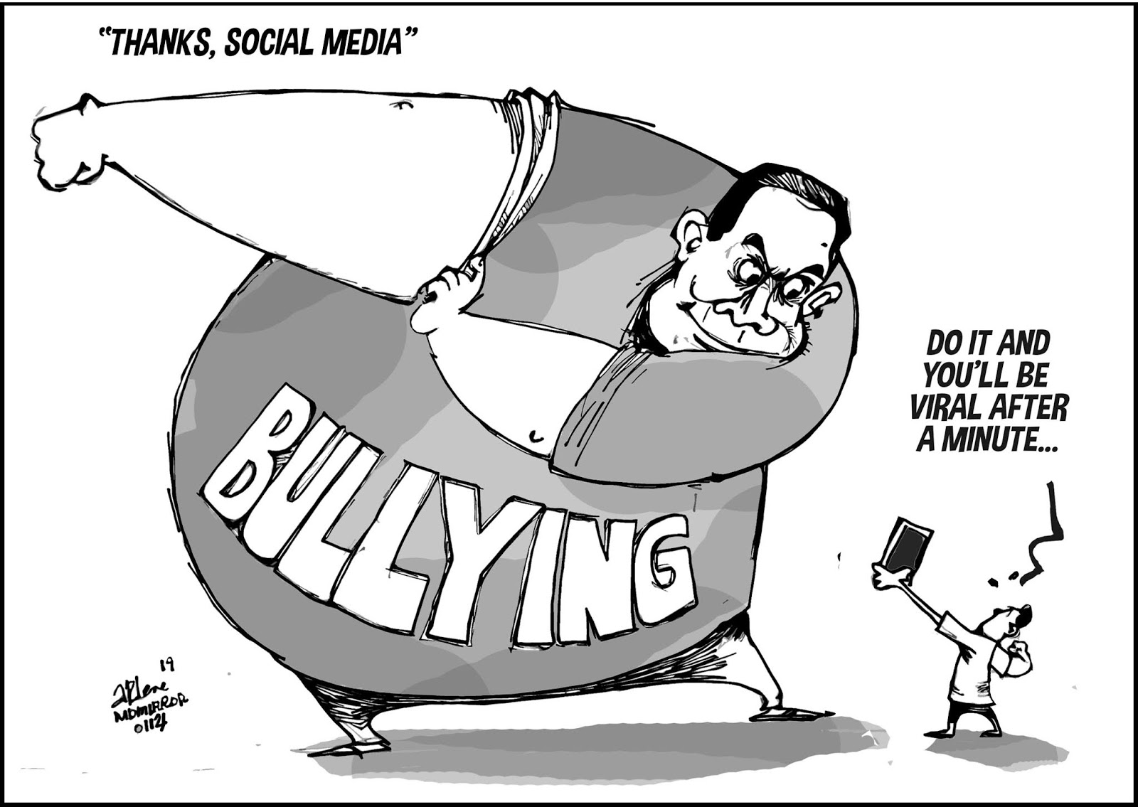 Anti Bullying Cartoon Strip