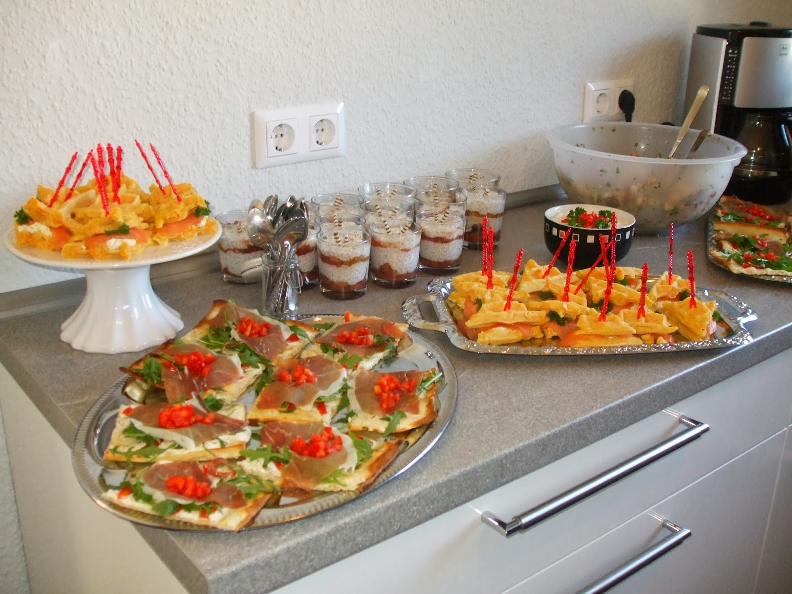 Kreationen aus der Küche: Geburtstagsbuffet