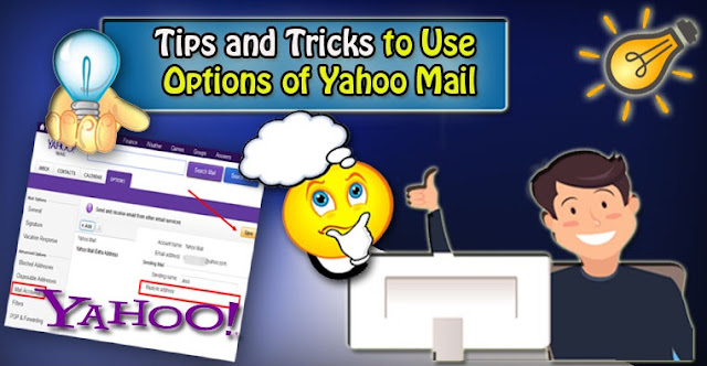yahoo mail options