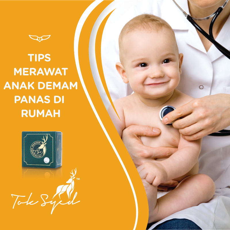 Tips rawat anak demam panas di rumah dan petua turunkan