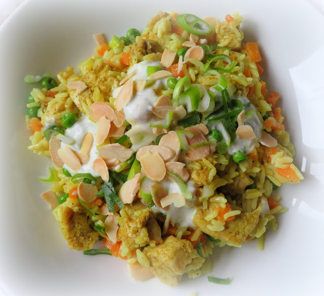 Curried Chicken & Coconut Rice Casserole