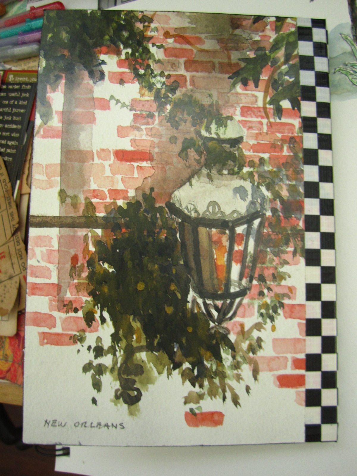 One Woman's Hands duct tape journal swap