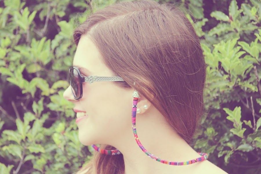 Tutorial cordón étnico para gafas Resultado