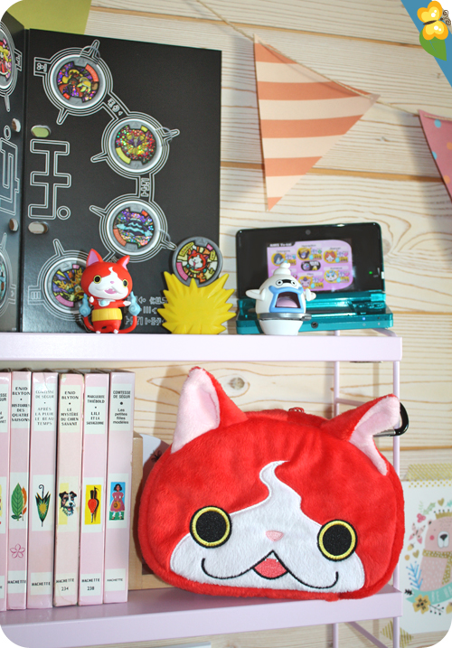 Sacoche Peluche Jibanyan Yo-Kai Watch pour Nintendo 3DS