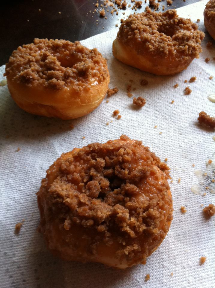 Finally! A Captive Audience Cinnamon Crumb Doughnuts