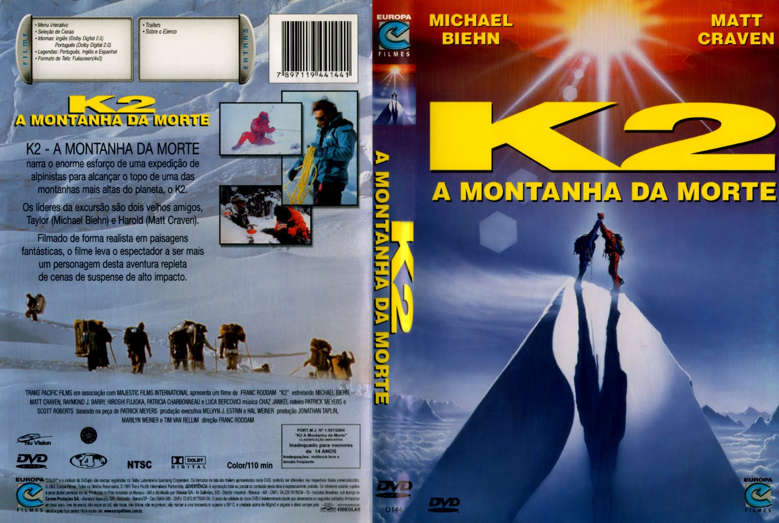 Capas Filmes Aventura K2 A Montanha da Morte Capas Filmes Aventura K2 A Montanha da Morte