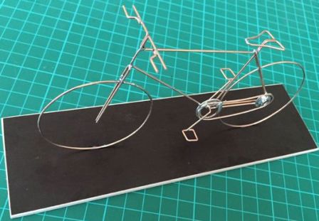 SEPEDA dari KAWAT – Belajar Membuat Kerajinan MINIATUR
