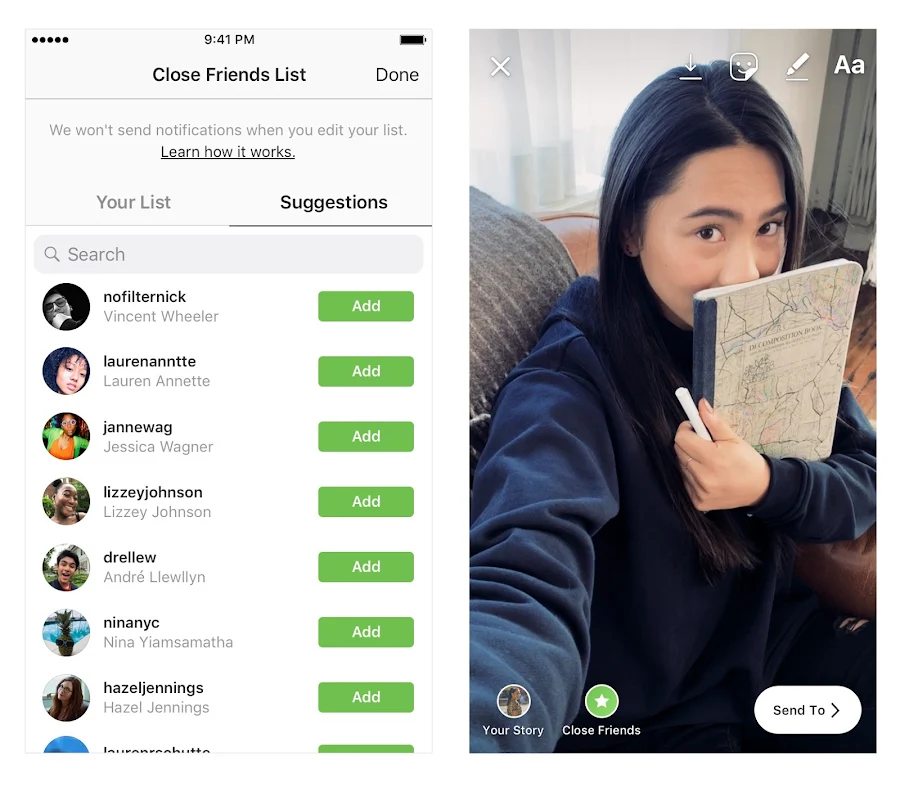 Instagram adds ‘close friends’ to let you share stories to a more limited group
