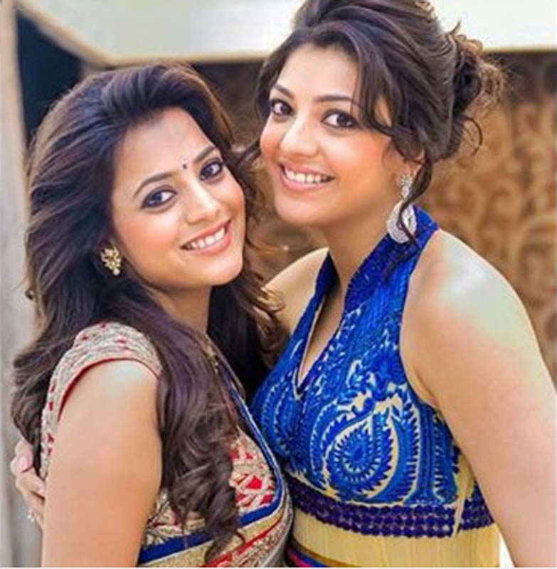 Kajal Aggarwal with sister, Kajal Aggarwal and Nisha Aggarwal photos