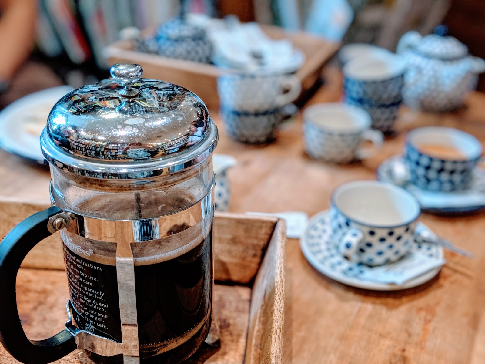Tea and coffee at Topping & Company
