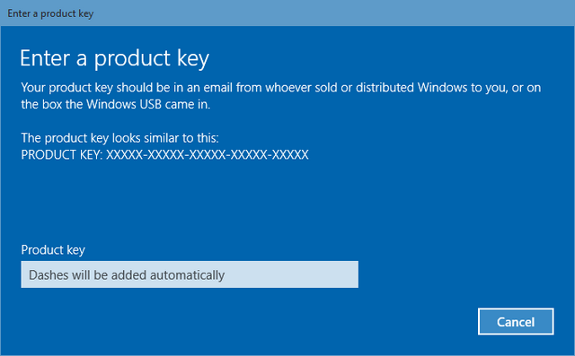 msdn product keys windows 10
