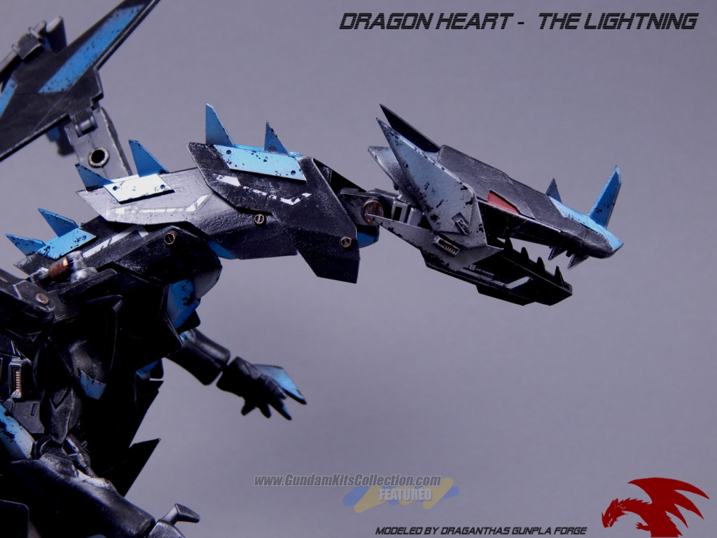 Custom Build HG AGE 1/144 Danazine "Dragon Heart The Lightning"