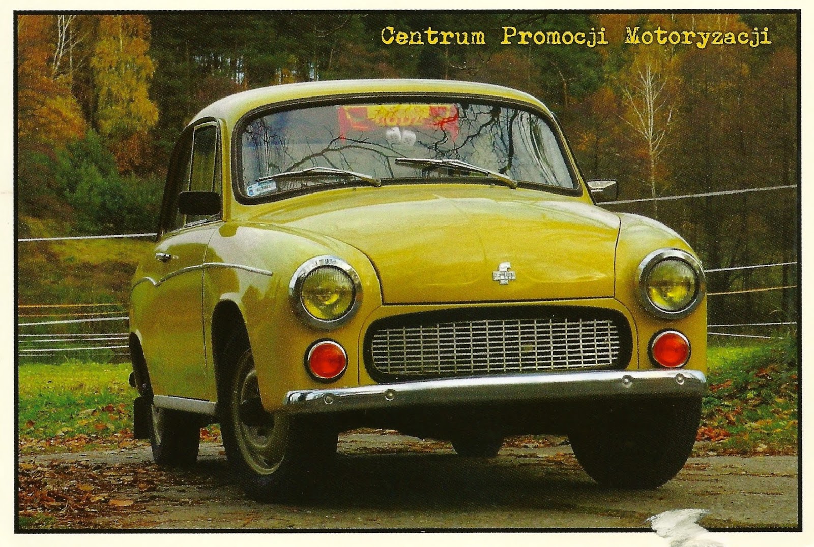 My Favorite Postcards: A Syrena Car from Poland