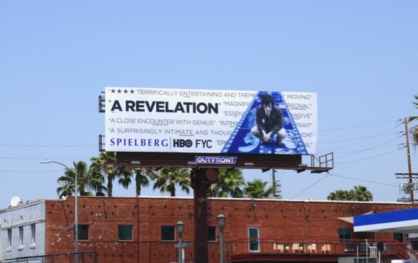 Spielberg documentary Emmy FYC billboard Santa Monica Boulevard Spielberg documentary Emmy FYC billboard
