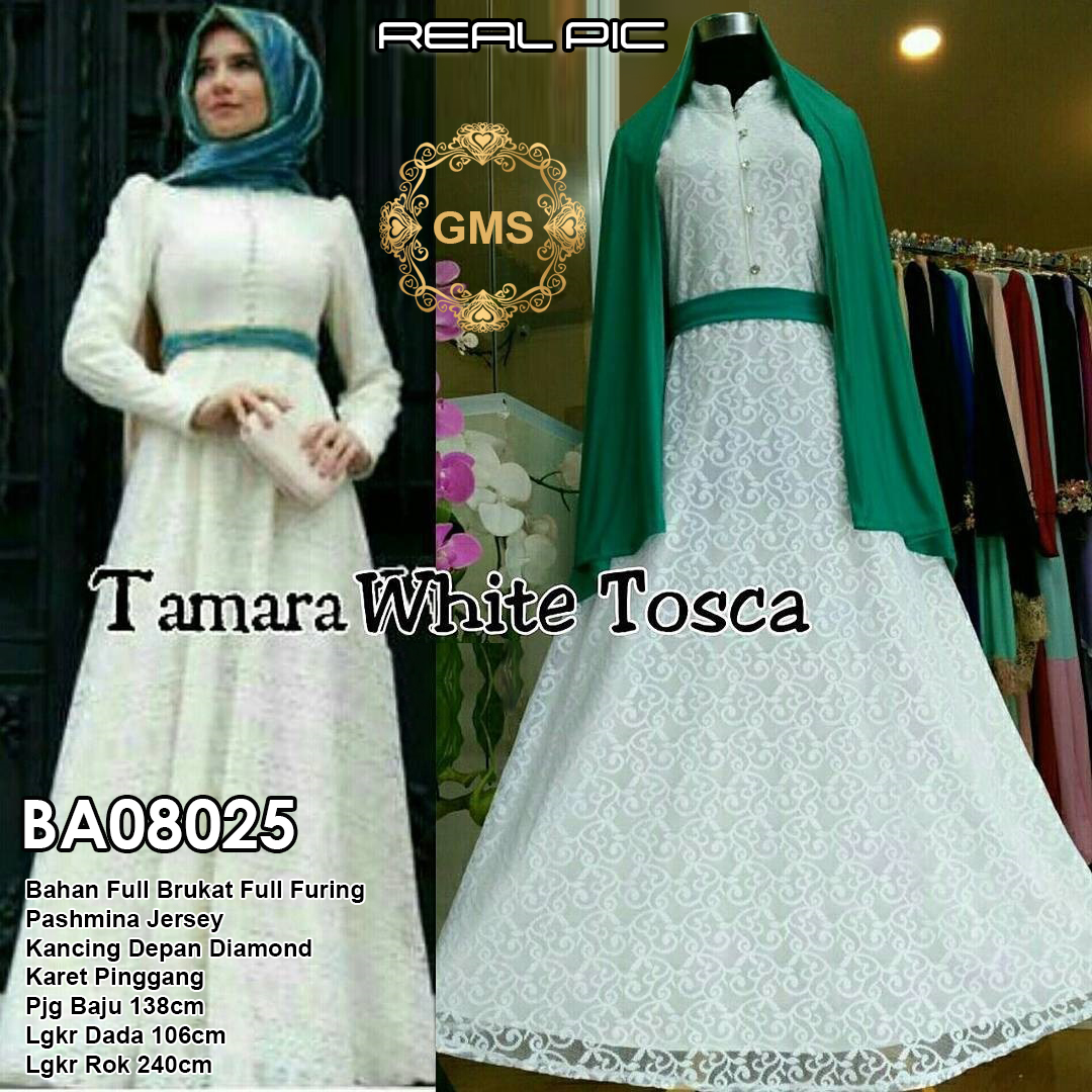 bursa grosir busana muslim tanah abang ba08025 tamara white tosca brukat furing bursa grosir busana muslim tanah abang ba08025 tamara white tosca brukat furing