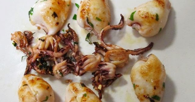 Las Recetas de Finuca: Chipirones a la plancha image of Las Recetas de Finuca: Chipirones a la plancha