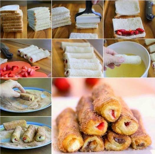 how to make best and healthy recipes French Toast RollUps