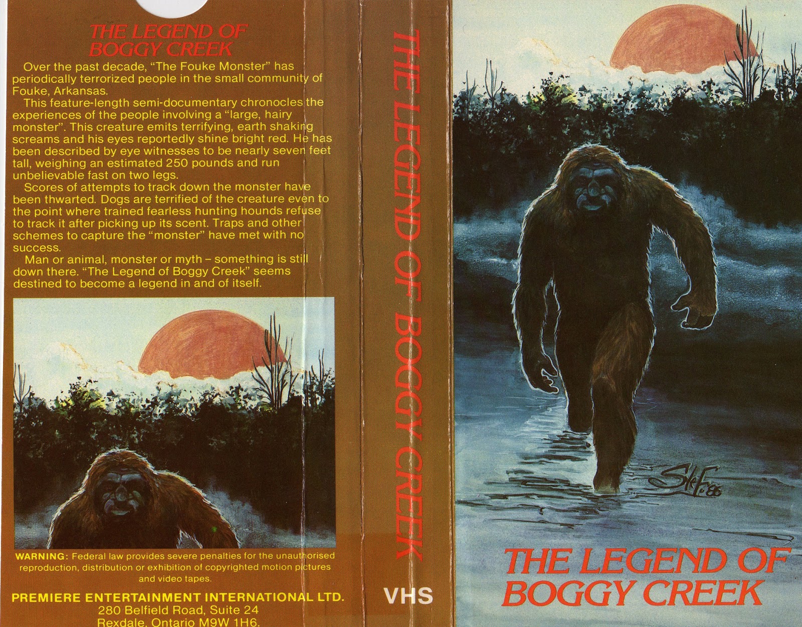 thehorrorvideo The Legend of Boggy Creek (1972)