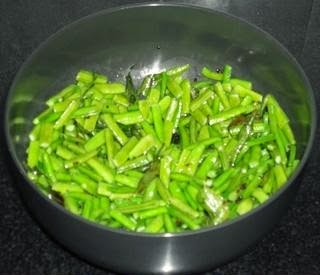 cut thecluster beans 