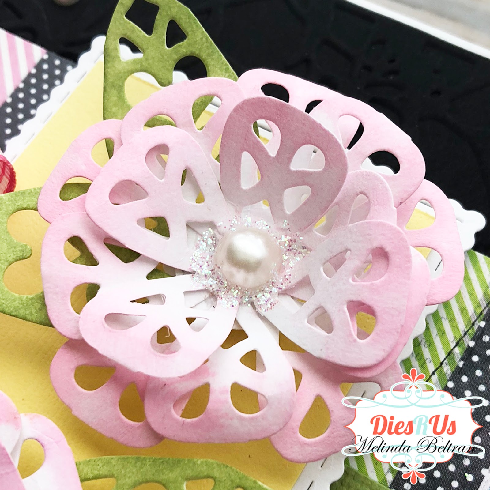 Scalloped rectangle mats die cuts white 20 pieces