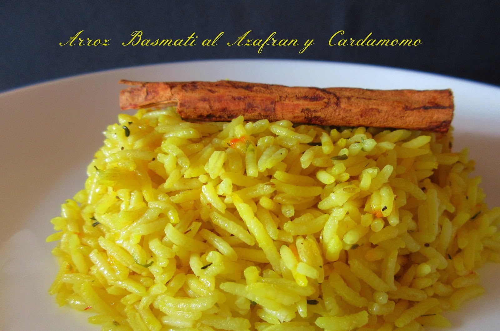 ARROZ BASMATI AL AZAFRAN thermomix COCINA CON REINA