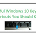 Powerful Windows 10 Keyboard Shortcuts You Should Know