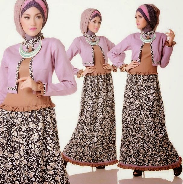 40 Gambar Desain Baju Muslim Remaja Tren 2017