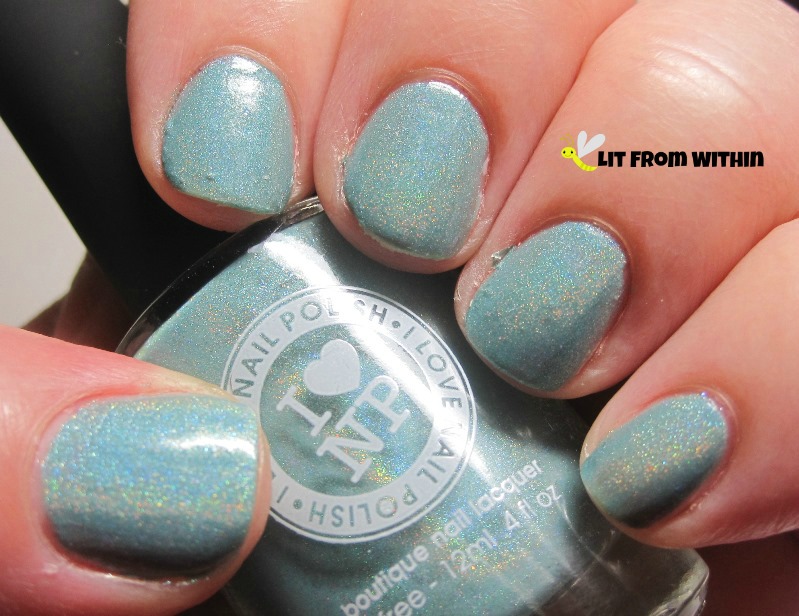 a lovely light blue holo from I Love Nail Polish, called Music Box