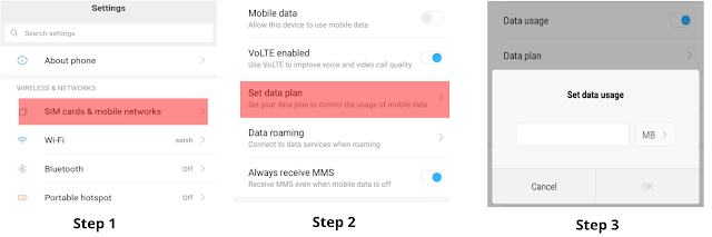 Set Data Usage On Android Set Data Usage On Android