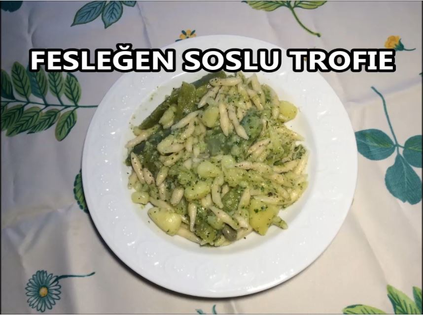 Elvanca Tarifler FESLEĞEN SOSLU TROFIE MAKARNASI Ev Yapımı