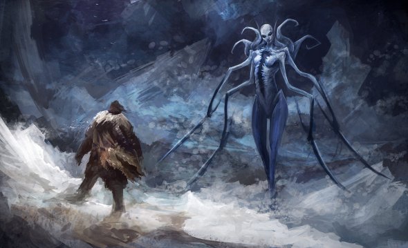 As incríveis e sombrias ilustrações de fantasia de Alexandre Chaudret Alexandre Chaudret eyardt deviantart ilustrações fantasia sombria rock punk infernal