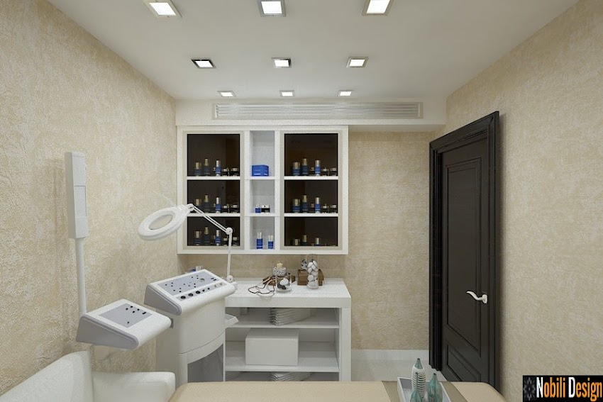 Design interior salon cosmetica - Amenajare interioara coafor Bucuresti