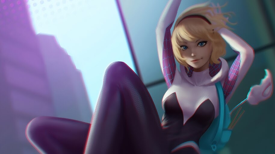 Gwen Stacy, Spider-Gwen, Marvel, Superhero, 4K, #6.1161