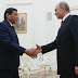President Duterte meets Putin at Kremlin before flying back to PHL
