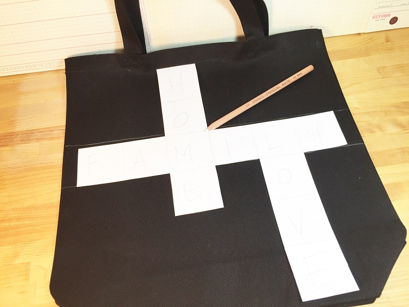 Creating with Joy ScrabbleInspired Tote Bag