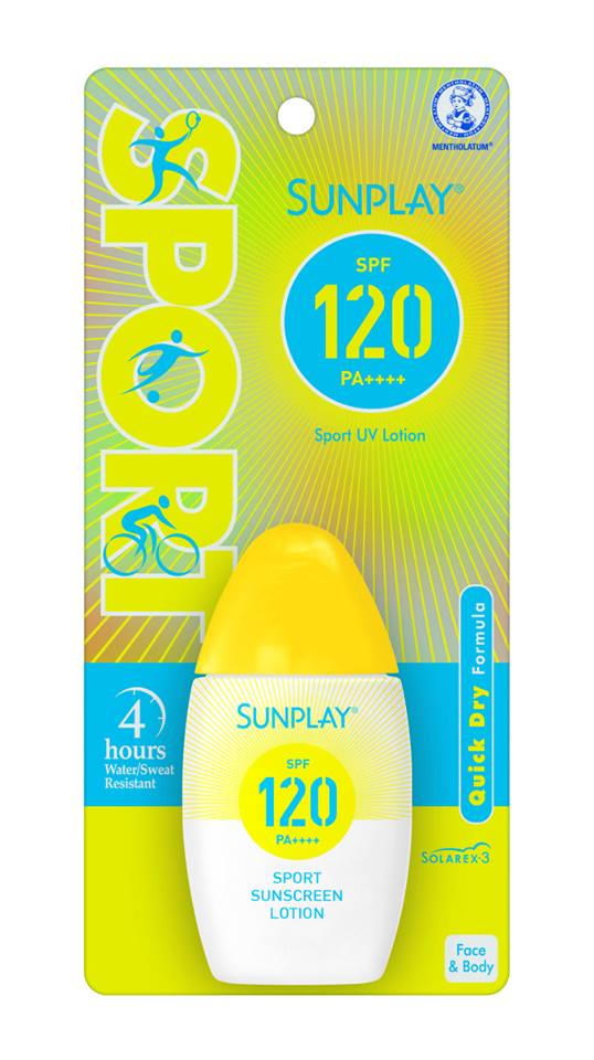 sunplay sport sunscreen spf 120 review