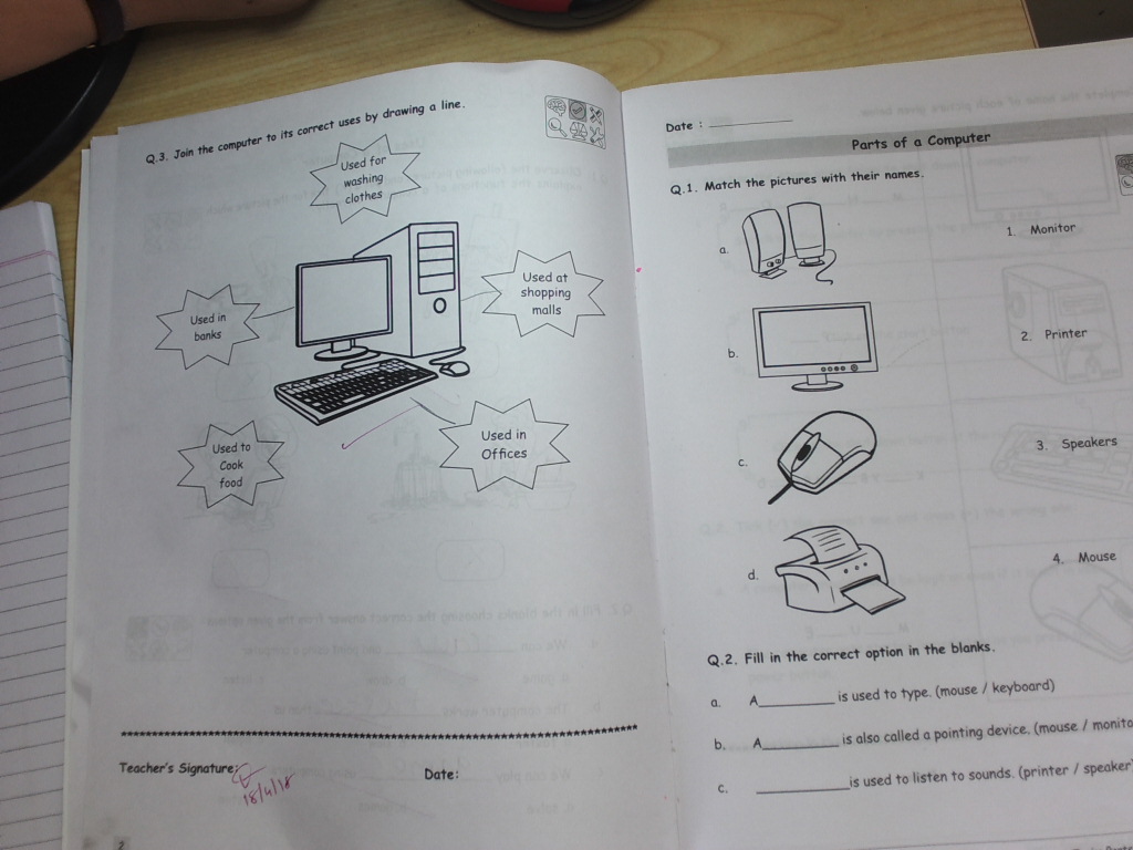 Uses of a Computer Workbook