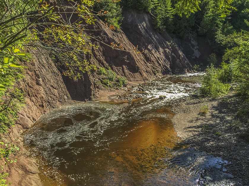 Potato River Gorge downstream of the Lower Falls