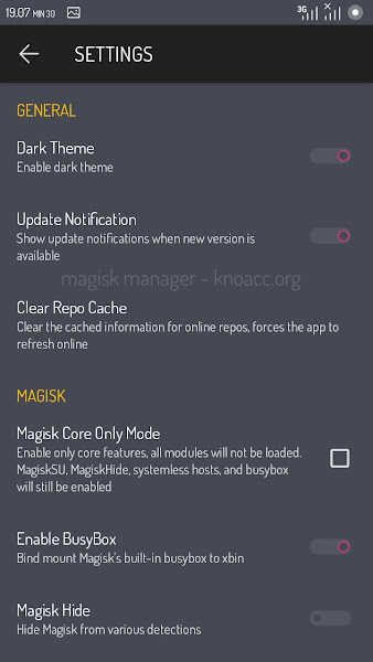 Magisk v12 Screenshoot