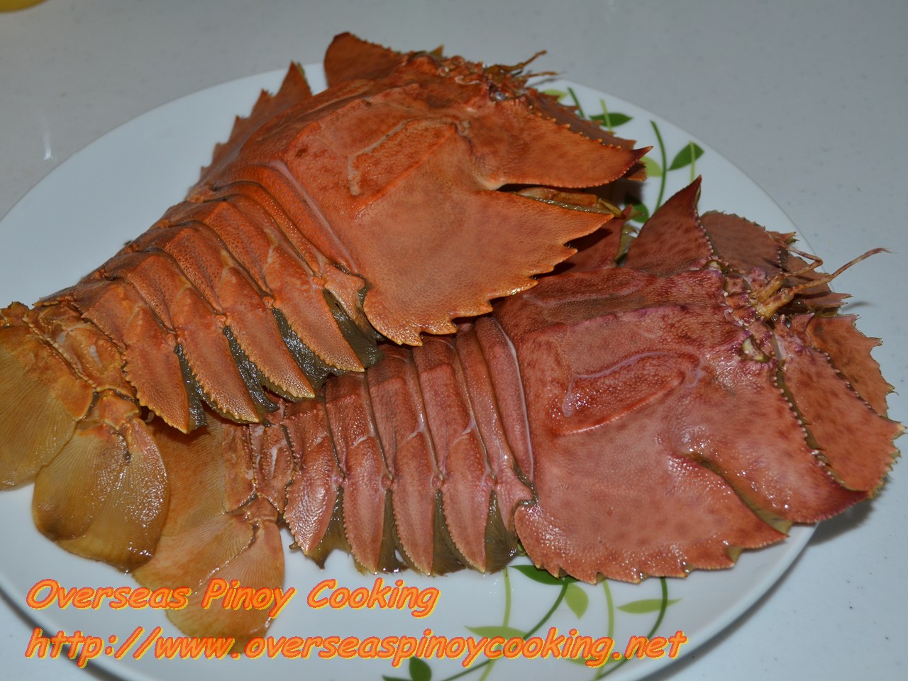 Baked Slipper Lobster with Garlic and Cheese