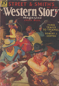 Western Story, December 12, 1931 cover by Walter M. Baumhofer