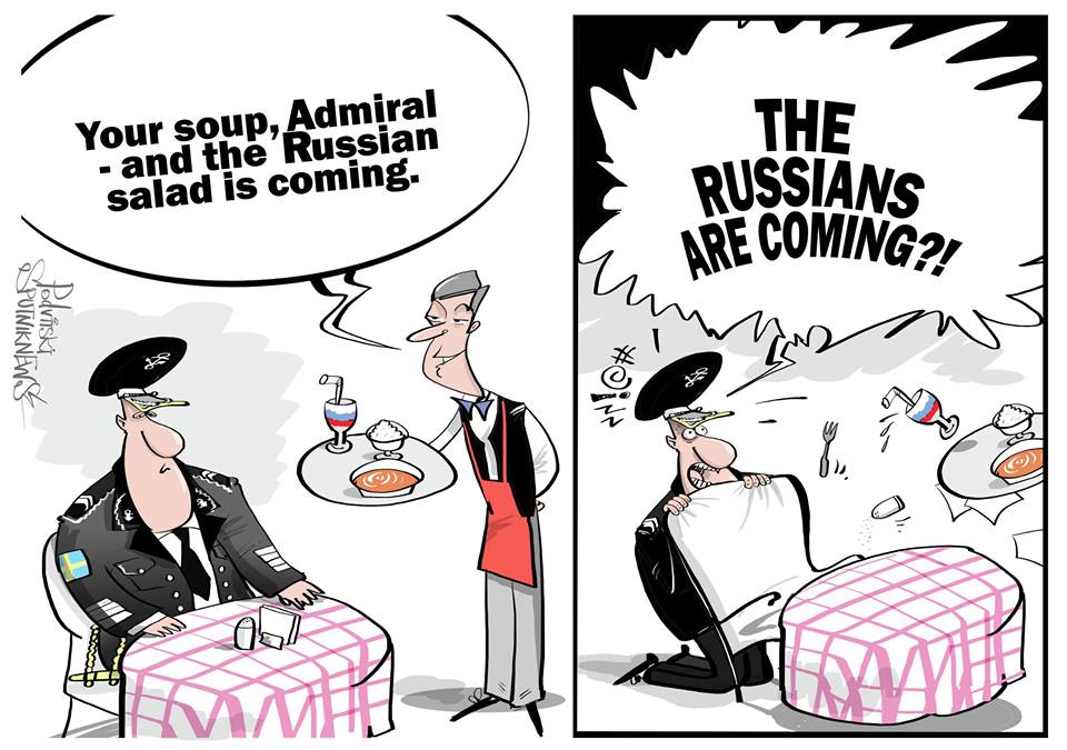 Russia arrived. Russians coming. Russians are coming.