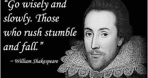 William Shakespeare&rsquo;s quote